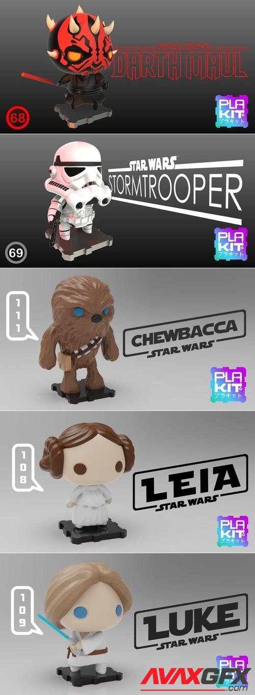 Plakit - Star Wars Pack 1 – 3D Print