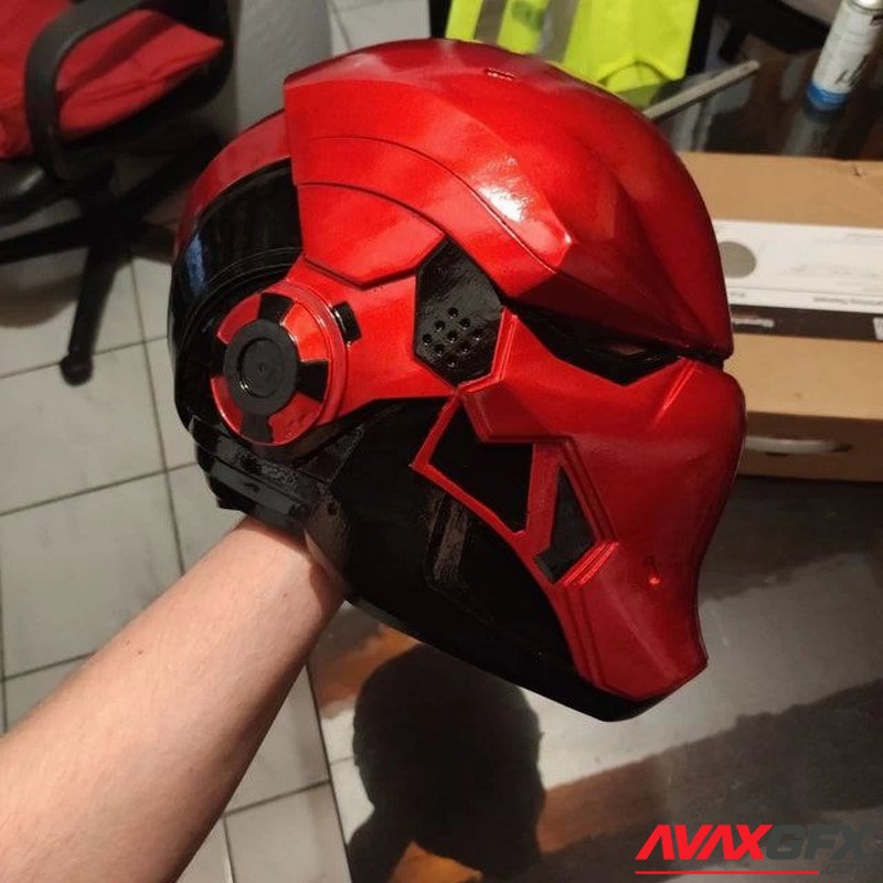 Red Ronin Helmet