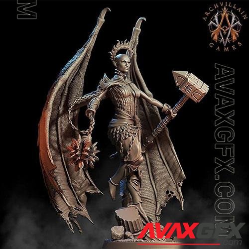 Zadkiel the Fallen 3D Print