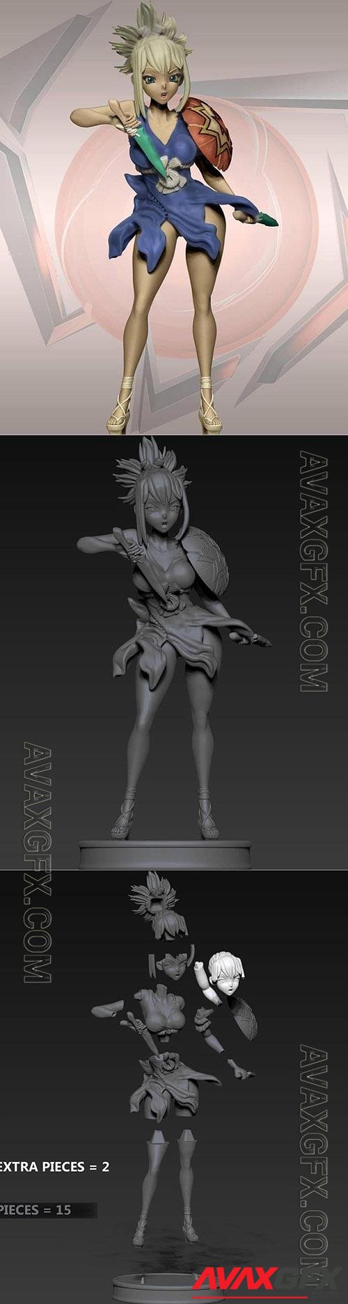 Kohaku Dr Stone 3D Print