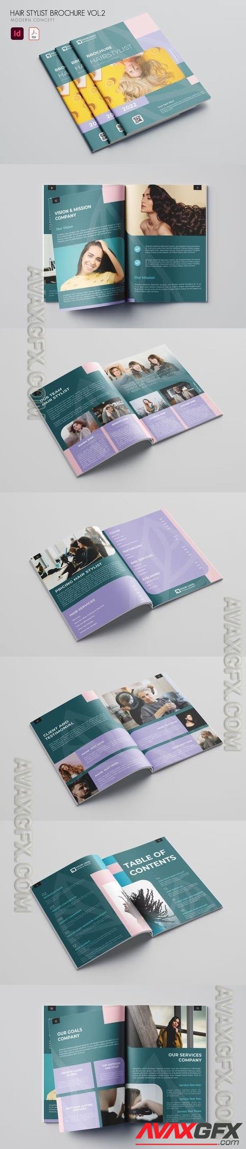 Hair Stylist Brochure Vol.2 7M9U8YJ