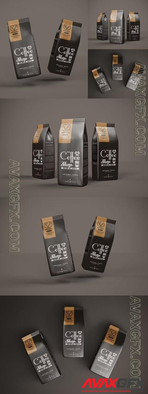 Bundle Coffee Pack Mockup VWG6DLQ