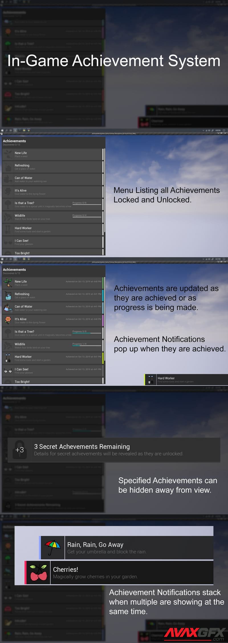 In-Game Achievement System