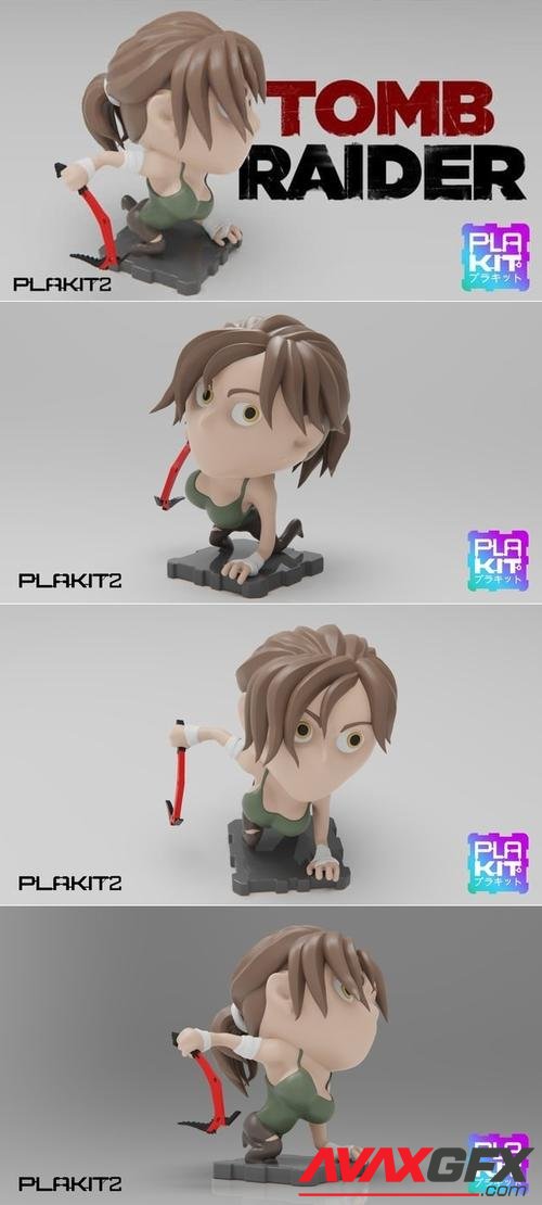 PlaKit2 - Tomb Raider, Lara Croft – 3D Print