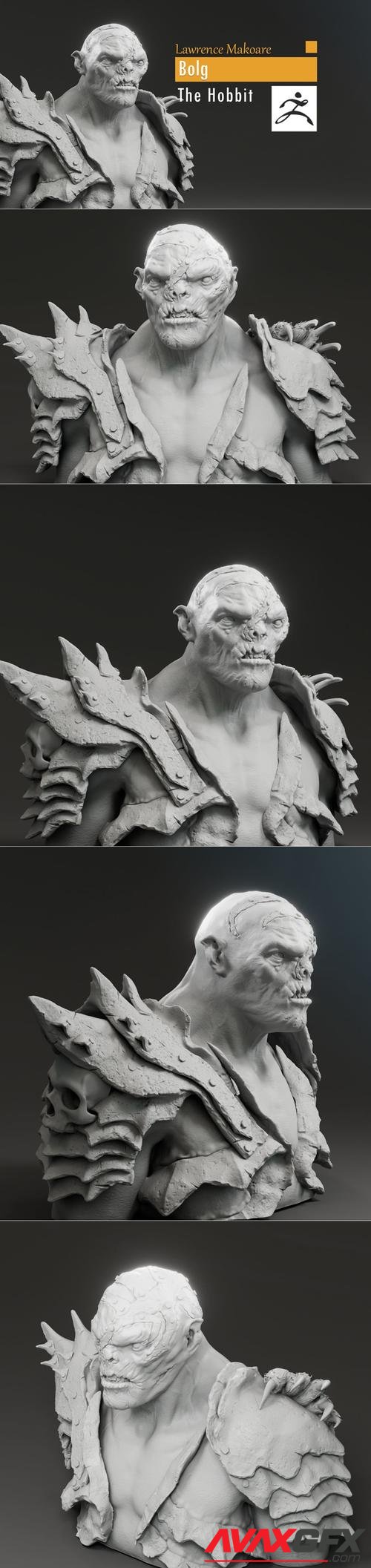 Lawrence Makoare - Bolg - The Hobbit The Desolation Of Smaug – 3D Print