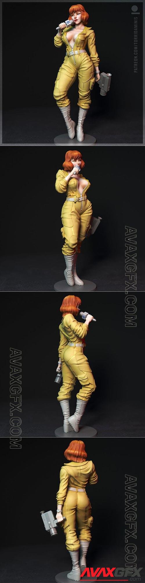 Torrida Minis – April O’Neil 3D Print