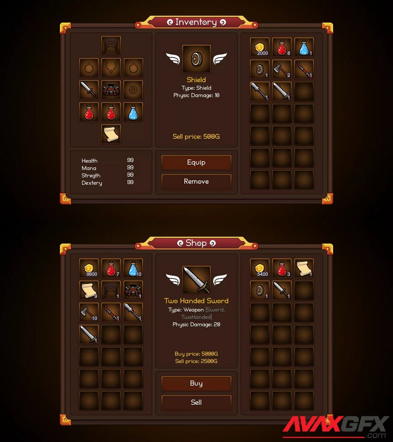 Fantasy Inventory System