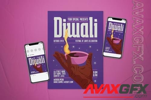 Diwali Flyer Set CJBZWUY