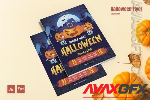 Spooky Night Halloween Flyer GP8WFJH