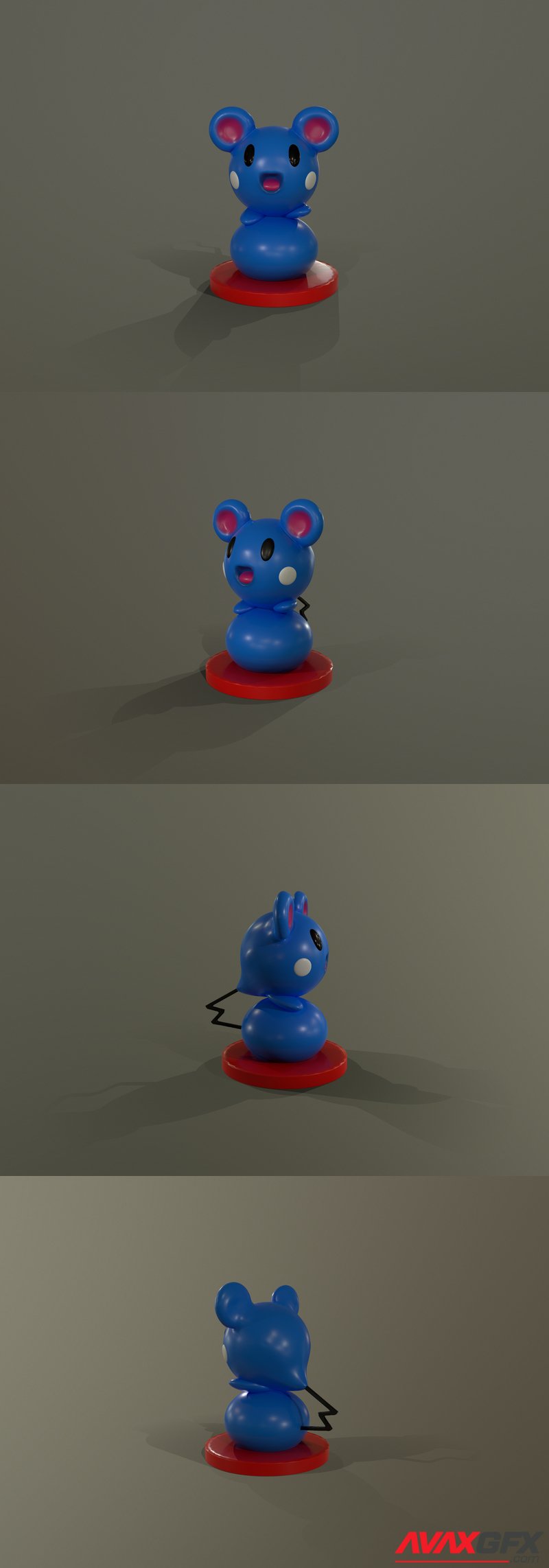 Pokemon Azurill - 3D Print Model