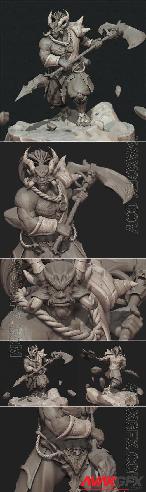 The Rage God – Dark Gods 3D Print