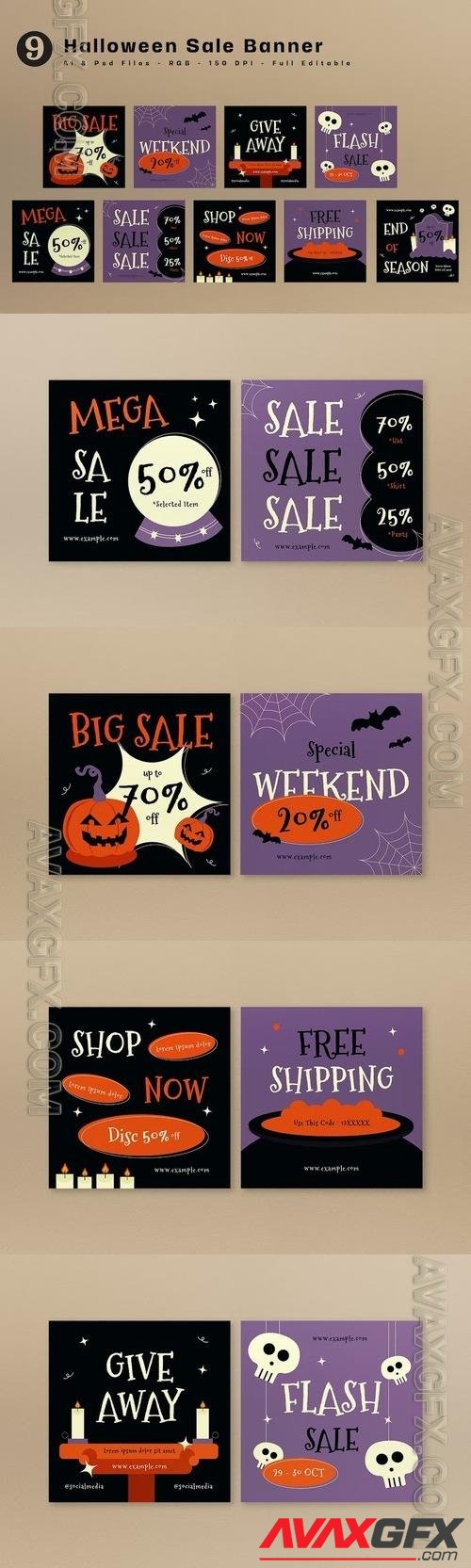 Halloween Sale Banner