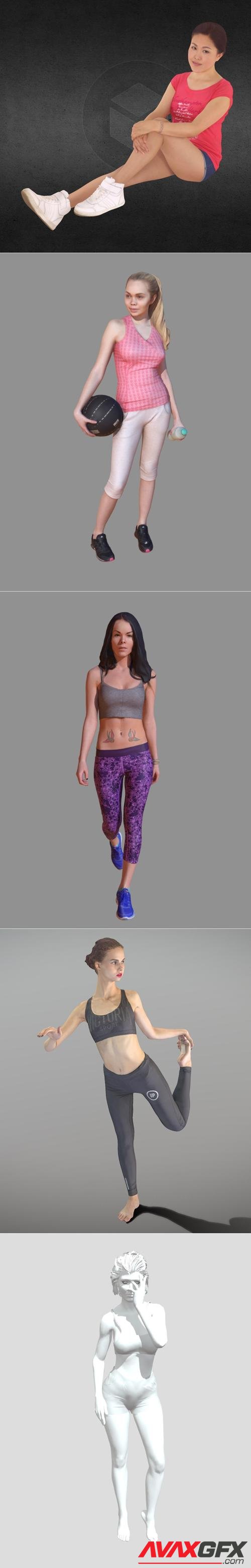 Sport Woman, Lady, Girl – 3D Print