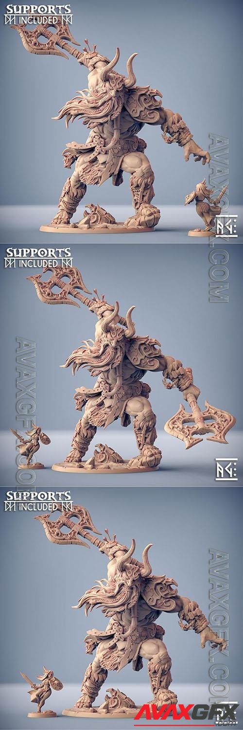 Hulgfnir, Frost Jotunn Champion 3D Print