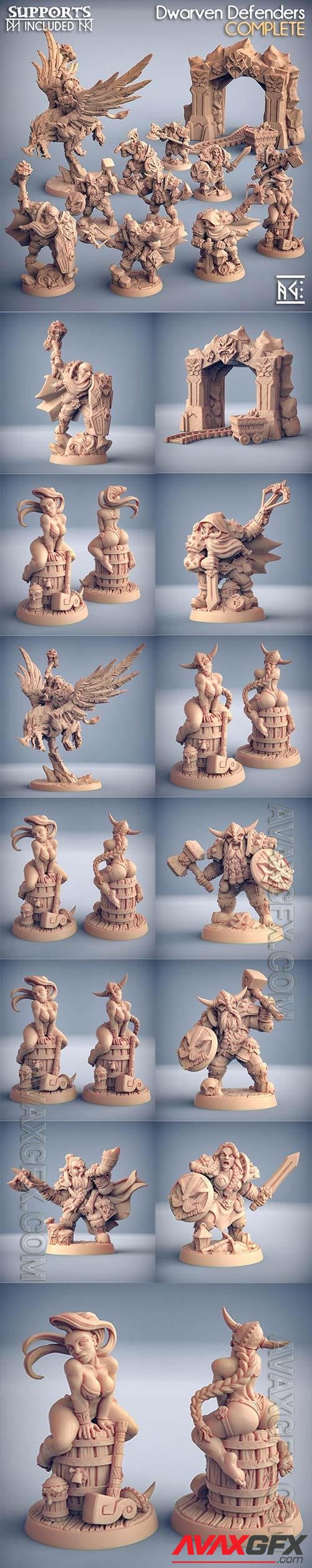 Dwarven Defenders 3D Print