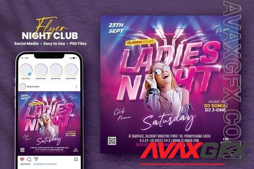 Night Club Flyer - Sonia UK484ZP