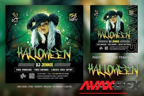 Halloween Party Flyer VXM4J74