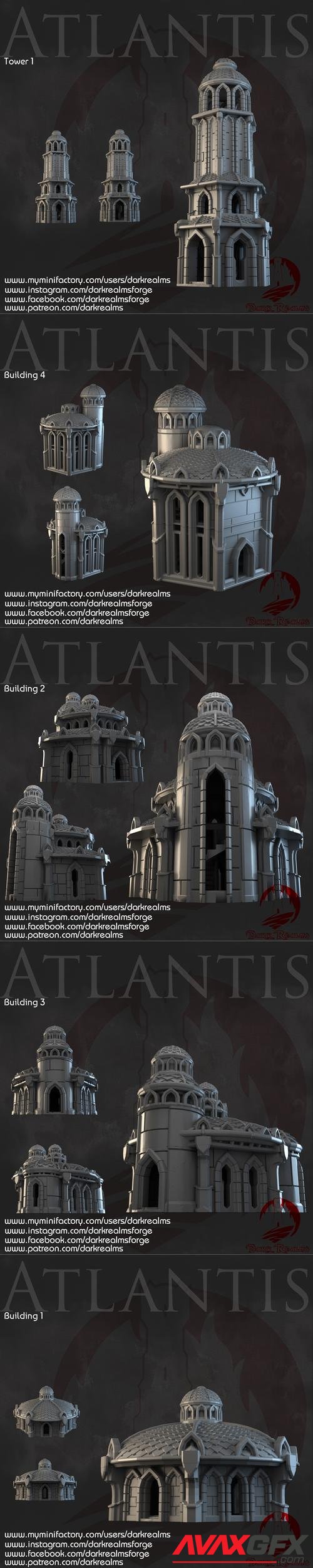 Dark Realms Atlantis November – 3D Print