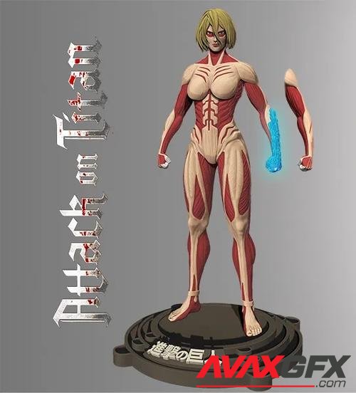 Annie Titan Female - Shingeki no Kyojin – 3D Print