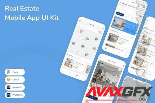 Real Estate Mobile App UI Kit ML46LZG