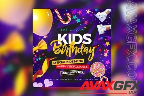 Birthday Party Flyer AEPUQ9E