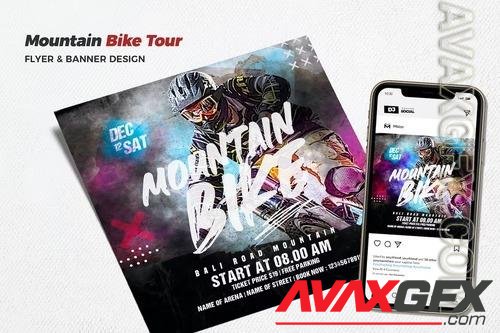 Mountain Bike Tour Flyer 3WGQJ9D