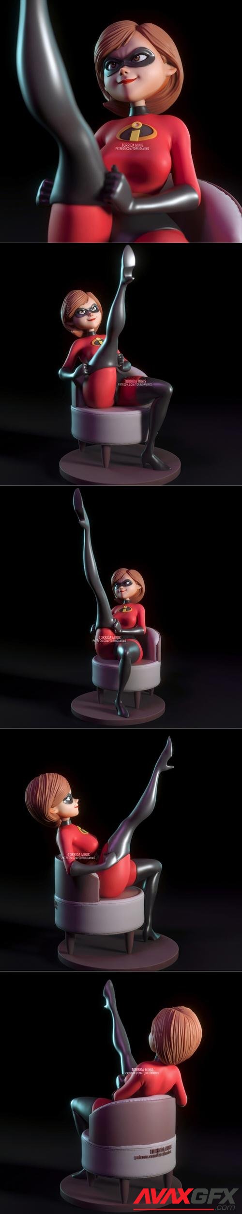 Elastigirl - Torrida Minis – 3D Print