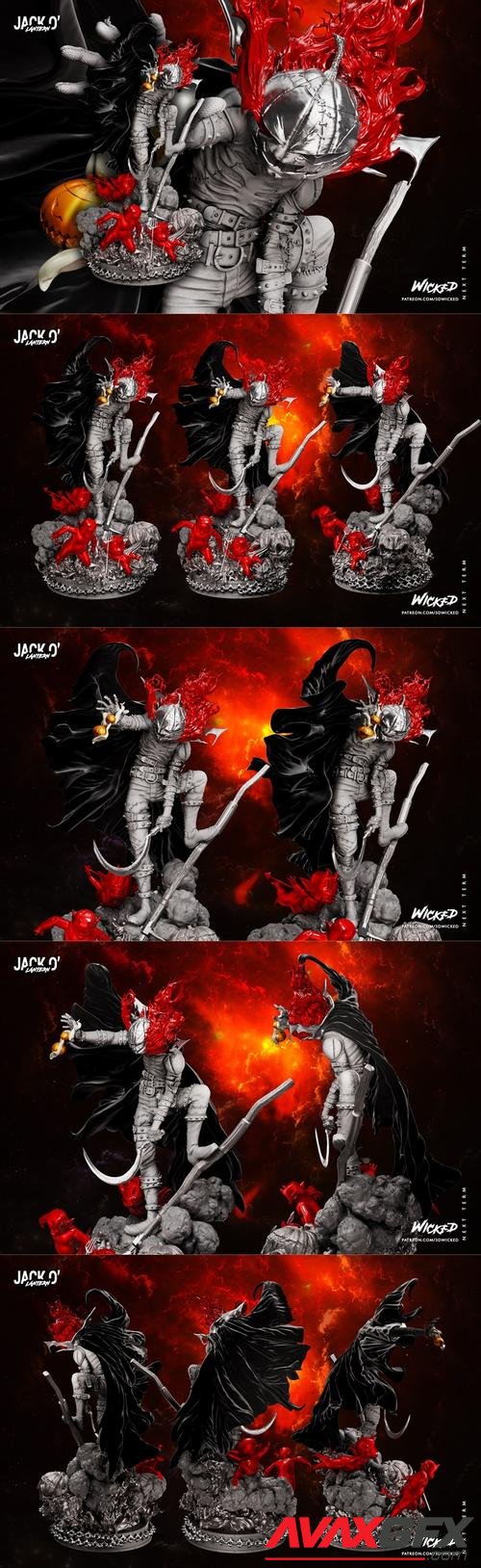 Wicked - Jackя O Statue – 3D Print