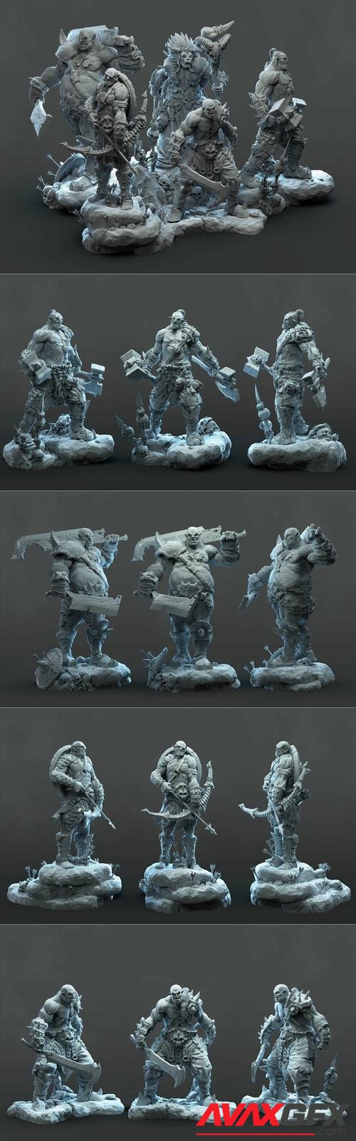 Orc Horde – 3D Print