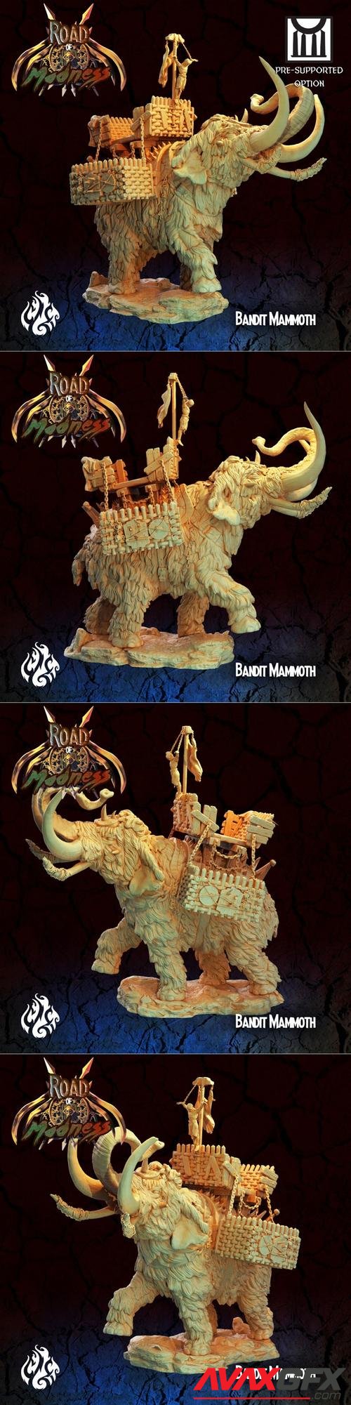 Bandit War Mammoth – 3D Print
