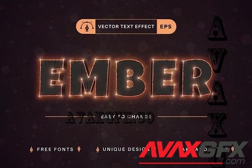 Ember - Editable Text Effect - 10200573