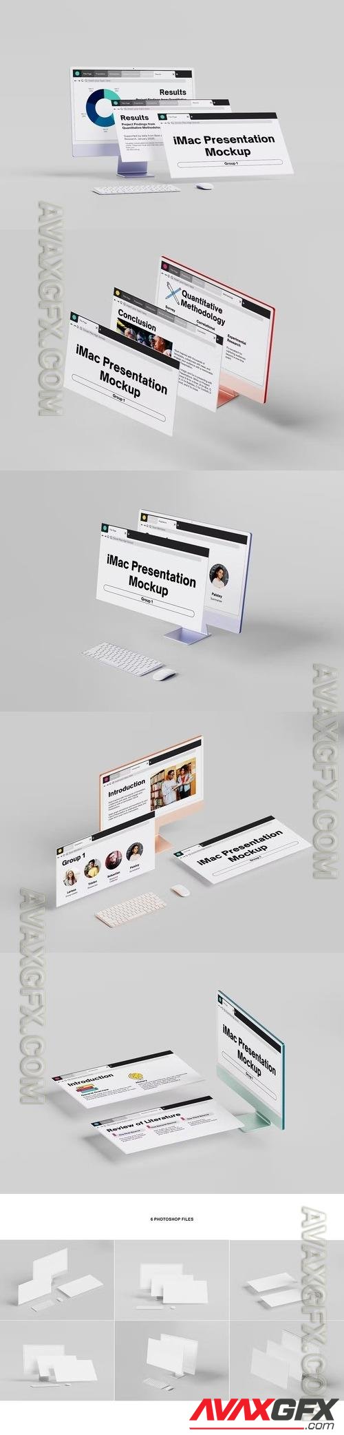 iMac Screen Presentation Mockup 2KAJZ7Y