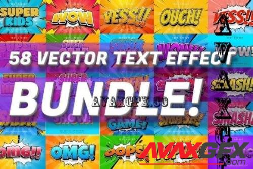 Comic Style Text Effect Bundle