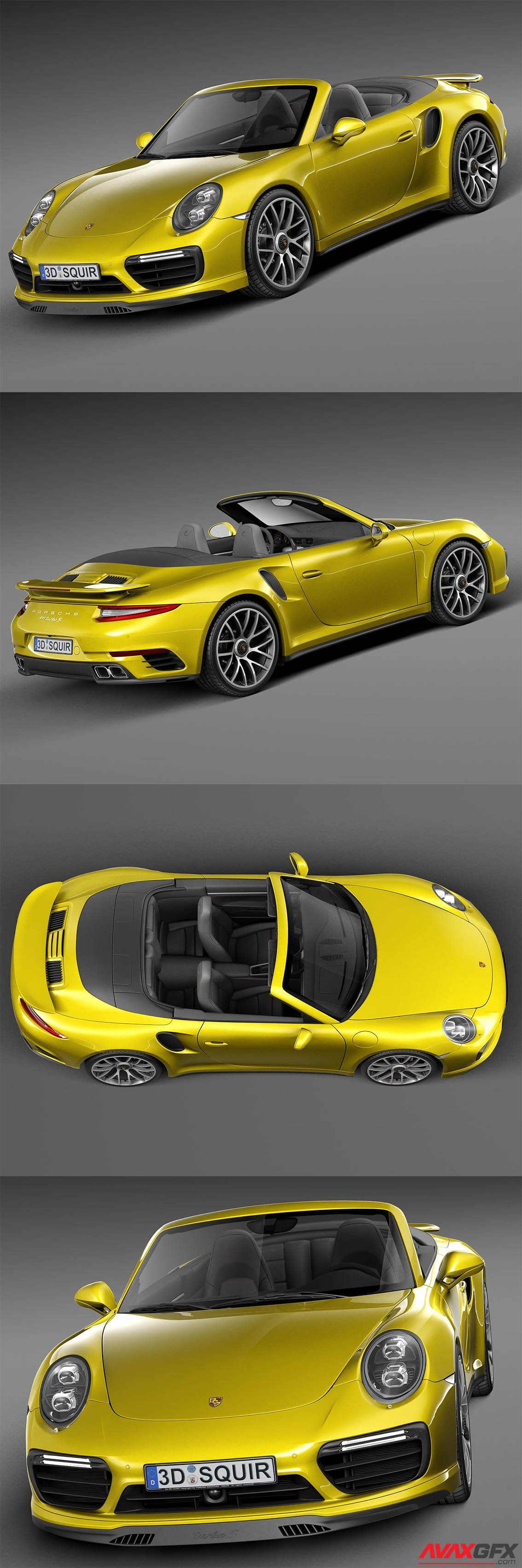 Porsche 911 Turbo S Convertible 2016