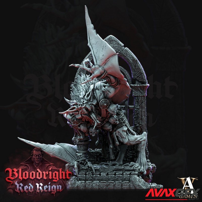 Vampire Miasma Pose 2 - 3D Print Model
