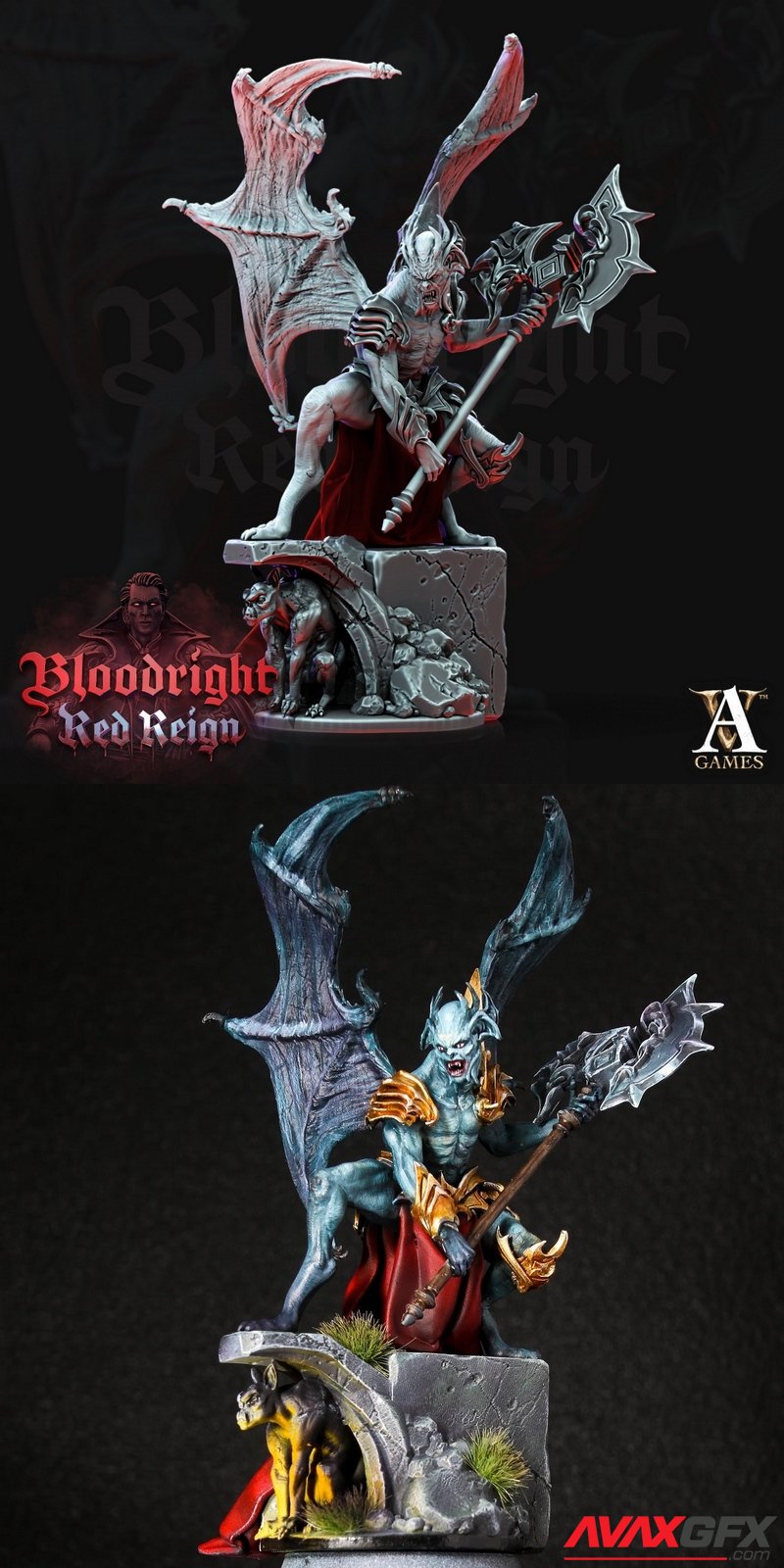 Vampire Elder Pose 3 - 3D Print Model