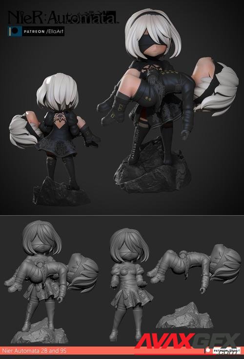 EllaArt - Nier Automata – 3D Print