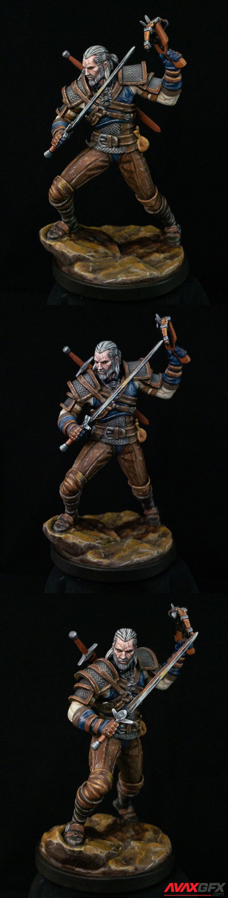 Geralt of Rivia the Witcher - 3D Print Model