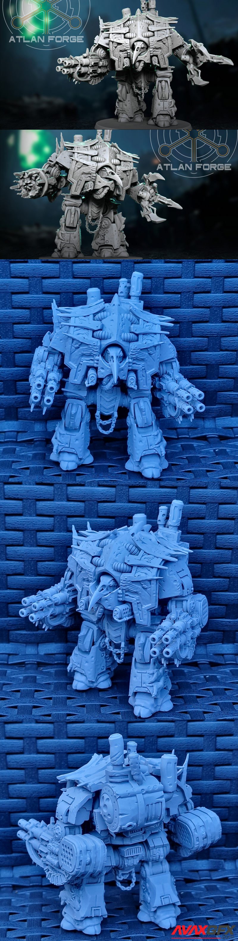 Manus Mortis Harvester Dreadnought - 3D Print Model