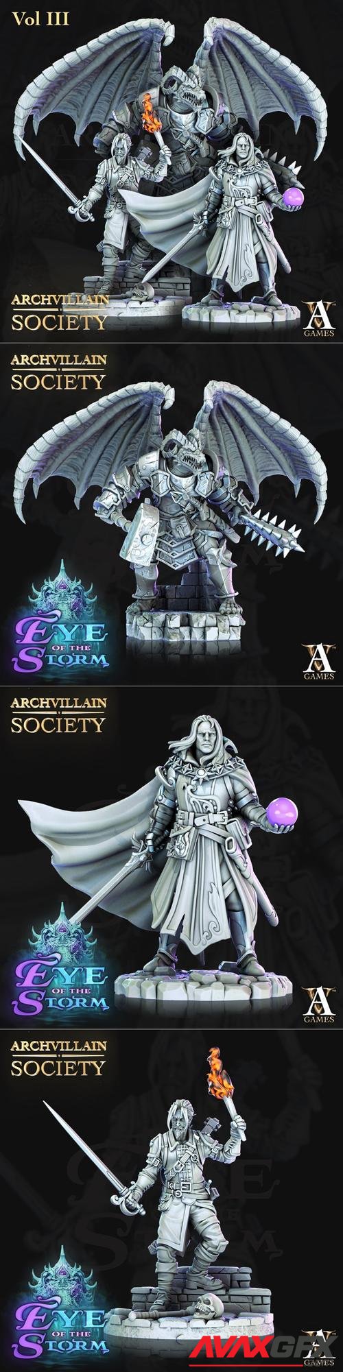 Archvillain Society Vol.III – 3D Print