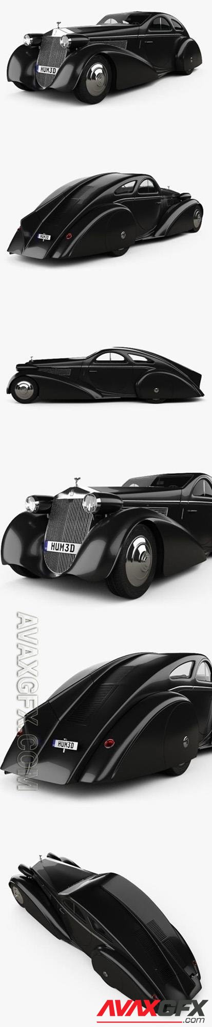 Rolls-Royce Phantom Jonckheere Coupe 1934 3D Model