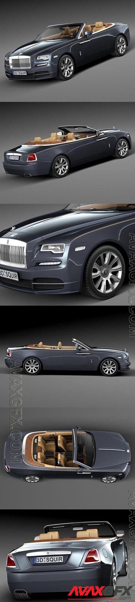 Rolls-Royce Dawn 2017 3D Model