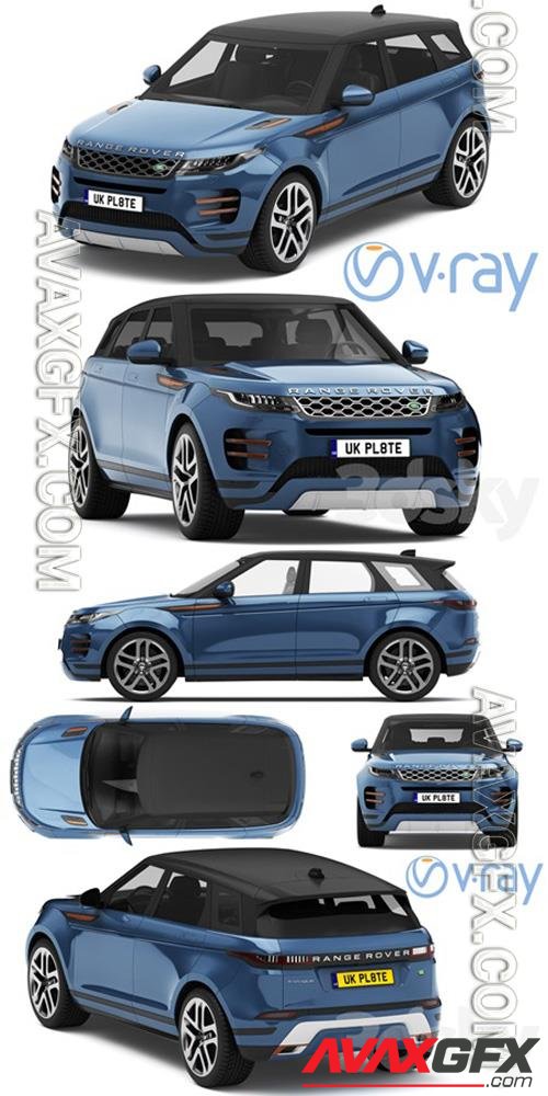 Land Rover Range Rover Evoque R-dynamic 2019 3D Model