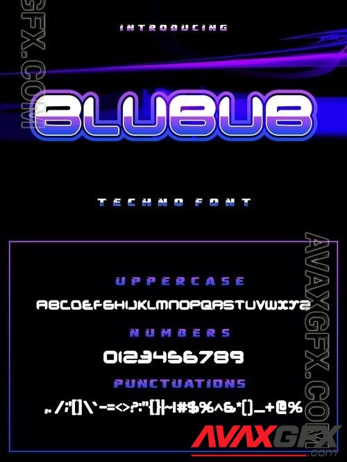 Blubub font R7EEVRL