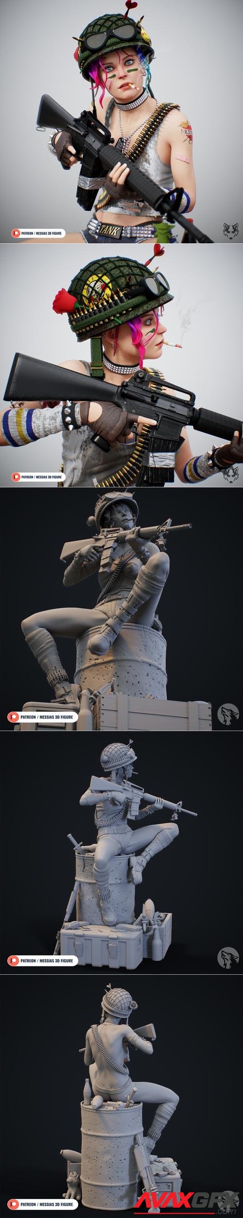 Tank Girl – 3D Print