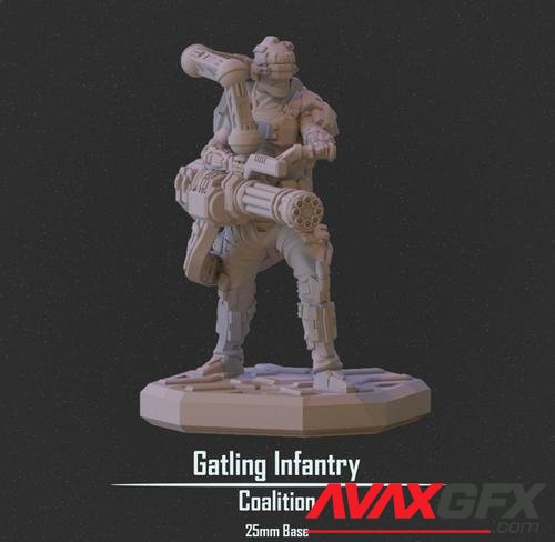 Gatling Infantry – 3D Print