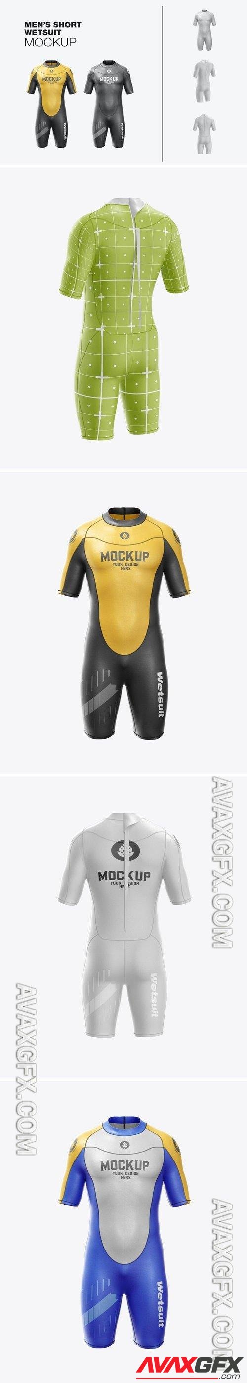 Surf Short Wetsuit mockup GM3YU7F