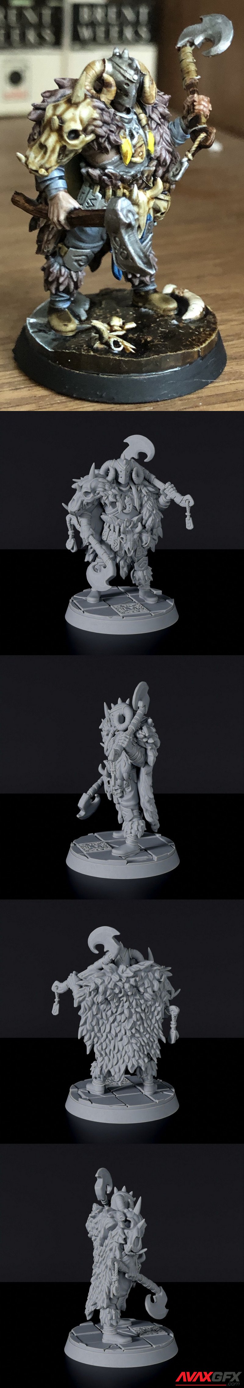 Barbarian Gyratos - 3D Print Model