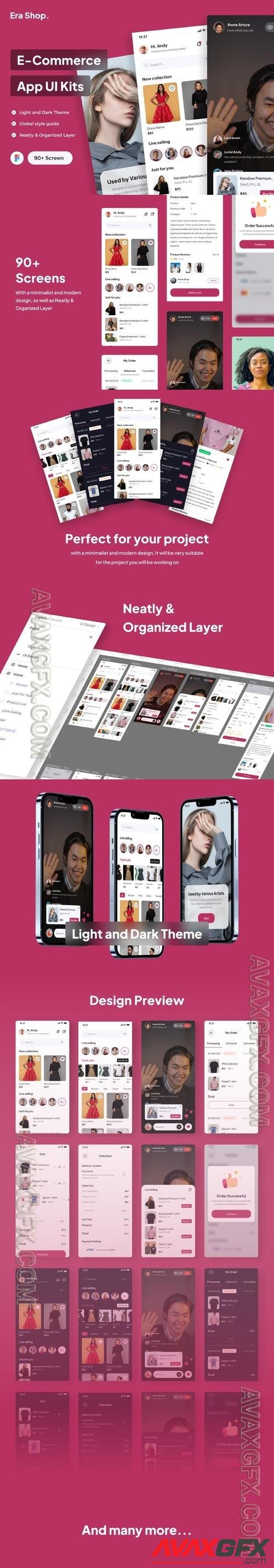 Era Shop - E Commerce App UI Kits 