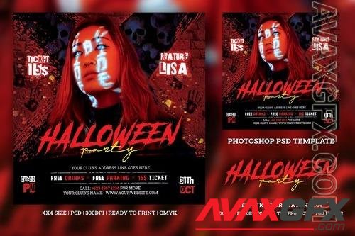 Halloween Party Flyer QEAH536